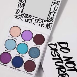 Do Not Disturb Eyeshadow Palette with Purple and Blue Shades